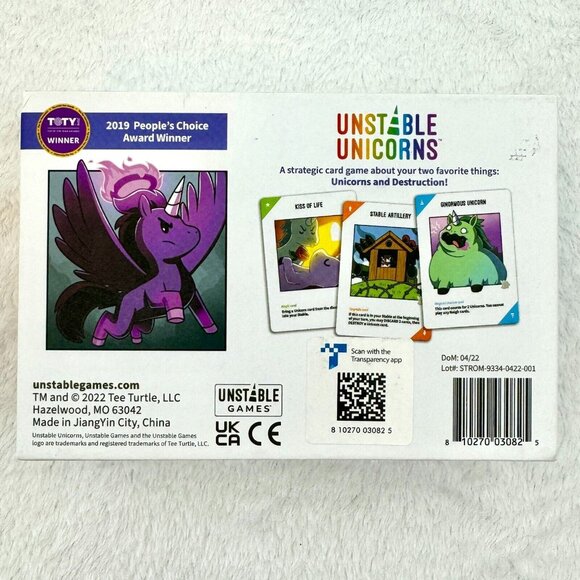 Unstable Unicorns 2nd Edition Card Game 2022 100% Complete Very Good - Picture 7 of 9